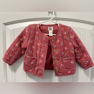 Brand New Baby B’gosh 12 Months Quilted Jacket Baby Toddler Girls Oshkosh B’gosh